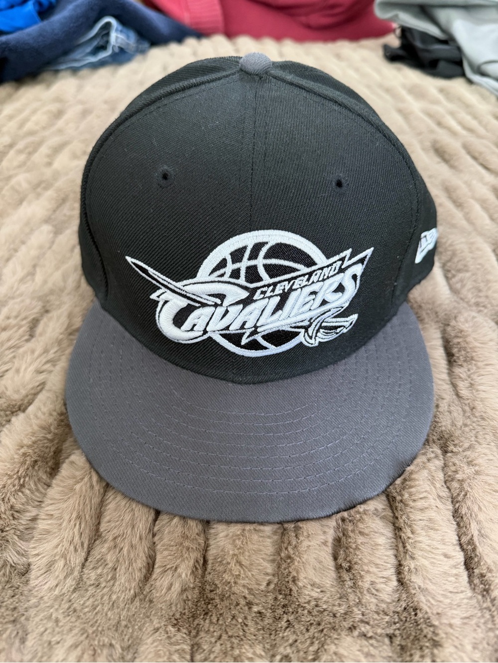 New Era Cleveland Cavaliers Black and Gray Snapback Hat